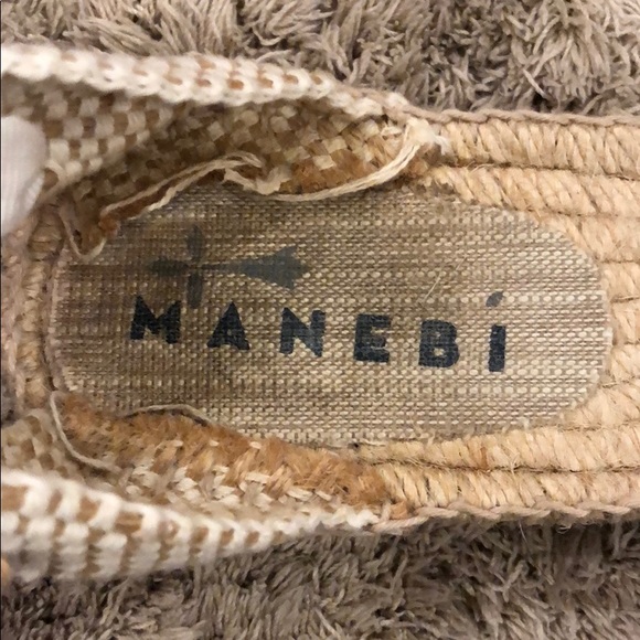 Manebi Pastel Tweed Ankle Tie Flatform Espadrilles - Picture 6 of 8